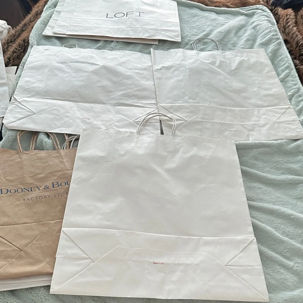 12 Assorted Empty Gift Wrap Bags